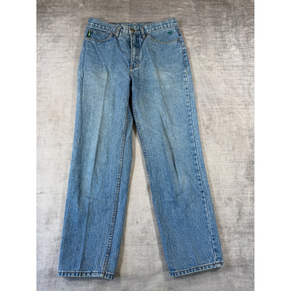 Vintage Puma Jeans Men 33x30 Blue Straight Leg Light Wash Denim Streetwear